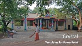  Presentation with india temple - 