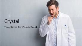  Presentation with professional - PPT theme featuring tissue engineering - handsome young professional man background and a light gray colored foreground