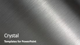  Presentation with brushed metal - Cool new presentation design with brushed metal tough metal intense backdrop and a dark gray colored foreground