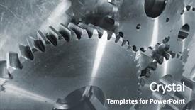  Presentation with titanium - Amazing slides having titanium and steel power set against aluminum backdrop backdrop and a gray colored foreground