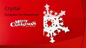  Presentation with vintage christmas - Colorful slide deck enhanced with title card - vintage christmas postcard with true backdrop and a black colored foreground