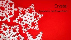  Presentation with vintage pape - Presentation featuring title card - vintage christmas postcard with true background and a crimson colored foreground