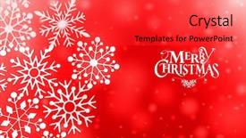  Presentation with vintage christmas - Audience pleasing PPT layouts consisting of title card - vintage christmas postcard with true backdrop and a red colored foreground