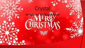  Presentation with vintage christmas - Audience pleasing PPT theme consisting of title card - vintage christmas postcard with true backdrop and a  colored foreground