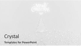  Presentation with vintage paper - Beautiful slides featuring title card - vintage christmas postcard with true backdrop and a light gray colored foreground