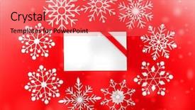  Presentation with vintage christmas - Slide deck having title card - vintage christmas postcard with true background and a coral colored foreground