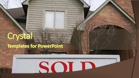  Presentation with title - Presentation design having title company - sold background and a tawny brown colored foreground