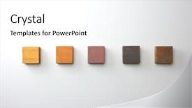  Presentation with abstract light brown - PPT theme featuring index menu or cover abstract background and a white colored foreground