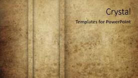  Presentation with vintage - PPT theme consisting of title cover design - vintage background background and a coral colored foreground