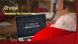  Presentation with title - Cool new slides with title for celebration of cyber backdrop and a tawny brown colored foreground