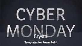  Presentation with title - Presentation with title for celebration of cyber background and a dark gray colored foreground