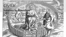  Presentation with title - Theme having title-page-of-the-pamphlet background and a light gray colored foreground