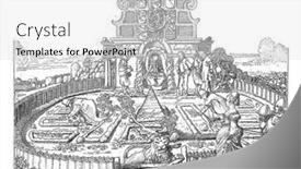  Presentation with title - PPT layouts enhanced with title-page-of-the-pamphlet background and a light gray colored foreground