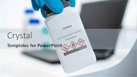  Presentation with laboratory chemical white - 