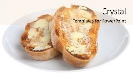  Presentation with peanut butter and jelly - Cool new presentation design with toast and butter backdrop and a lemonade colored foreground