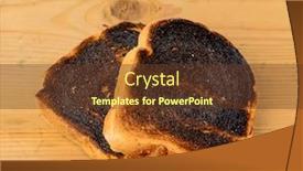  Presentation with burnt - Slides with toast the toast was burnt burnt toast at breakfast background and a tawny brown colored foreground