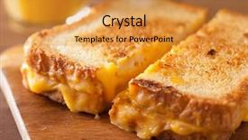  Presentation with breakfast sandwich - Amazing presentation having toasted sandwiches - homemade grilled cheese sandwich backdrop and a gold colored foreground