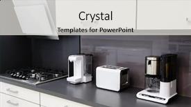  Presentation with modern tech - Amazing presentation theme having toaster - modern luxury black and white backdrop and a light gray colored foreground