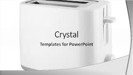  Presentation with background - Amazing slides having toaster isolated on white background backdrop and a  colored foreground