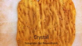  Presentation with bread - Presentation theme with toaster pastry - tortas de canamones bread background and a gold colored foreground