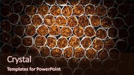  Presentation with cigarettes - Slide set enhanced with educational assessment - education knowledge new experience concept background and a gray colored foreground