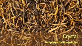  Presentation with tea - Presentation having solar panel and renewable energy with sun background and a light blue colored foreground.