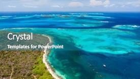  Presentation with drone - Audience pleasing presentation consisting of tobago cays in st vincent backdrop and a teal colored foreground