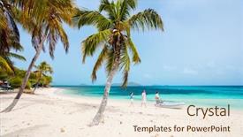  Presentation with kids - Theme featuring tobago cays in st vincent background and a cream colored foreground