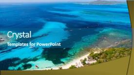  Presentation with drone - Beautiful PPT layouts featuring tobago cays in st vincent backdrop and a  colored foreground