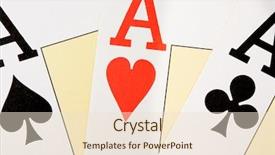  Presentation with today - Cool new PPT theme with today i have good hands three aces for poker backdrop and a lemonade colored foreground