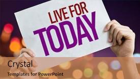  Presentation with friday - Presentation enhanced with today placard with night background and a  colored foreground