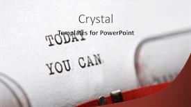  Presentation with today - Presentation design consisting of today-you-can-phrase-written background and a white colored foreground