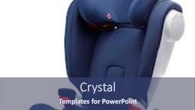  Presentation with car seat - Theme with toddler-car-seat-isolated background and a ocean colored foreground