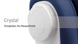  Presentation with car seat - Colorful PPT theme enhanced with toddler-car-seat-side-impact backdrop and a white colored foreground