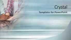  Presentation with close up of digital multimeter - Audience pleasing PPT theme consisting of together and blurry blue transition backdrop and a light blue colored foreground