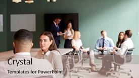  Presentation with task - Cool new PPT layouts with together at graduate recruitment assessment backdrop and a coral colored foreground