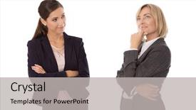  Presentation with body language - Slide deck featuring together concept for body language background and a light gray colored foreground