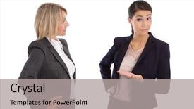  Presentation with body language - PPT theme consisting of together concept for body language background and a light gray colored foreground