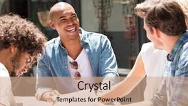  Presentation with multi ethnic group - Beautiful theme featuring together for next exam group backdrop and a coral colored foreground