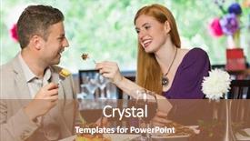  Presentation with classy - Cool new theme with together in a classy restaurant backdrop and a coral colored foreground