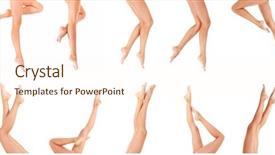  Presentation with pornographic nude women - Slide deck consisting of together legos - beauty nude female background and a cream colored foreground