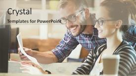  Presentation with business environment using laptops globe - Amazing PPT layouts having together on an innovative product backdrop and a mint green colored foreground