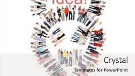  Presentation with stand - Audience pleasing PPT theme consisting of together-we-stand-business-picture backdrop and a light gray colored foreground