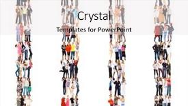  Presentation with united - Amazing slide set having together we stand united company backdrop and a sky blue colored foreground