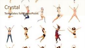  Presentation with win win - Slide set featuring together we win isolated over white background and a cream colored foreground