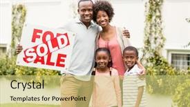  Presentation with together - Beautiful slide deck featuring together while holding a sold backdrop and a yellow colored foreground