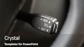  Presentation with control - Presentation design with toggle - car detail cruise control switch background and a wine colored foreground