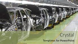  Presentation with transportation brand new cars - Slide deck enhanced with togliatti-september-30-row background and a mint green colored foreground