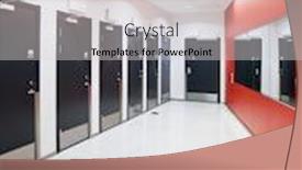  Presentation with toilet - Slides with toilet-area-with-modern-architecture background and a light gray colored foreground