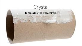  Presentation with toilet - PPT layouts enhanced with toilet paper background and a white colored foreground